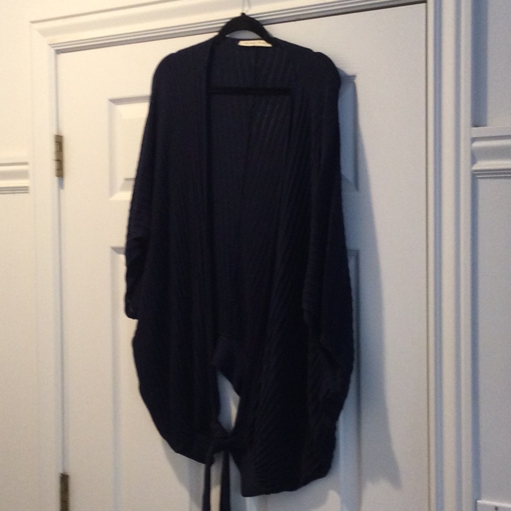 Trina Turk Navy Sweater Tunic